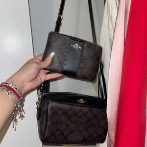 Coach wristlet and crossbody bag set